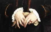 Hans holbein the younger Christina of Denmark painting